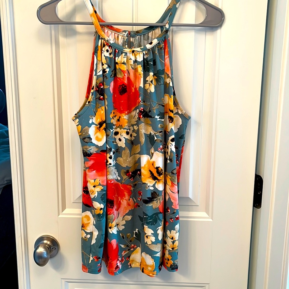 Papermoon spaghetti top blouse.